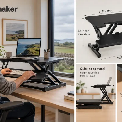 ERGOMAKER 55cm standing desk converter